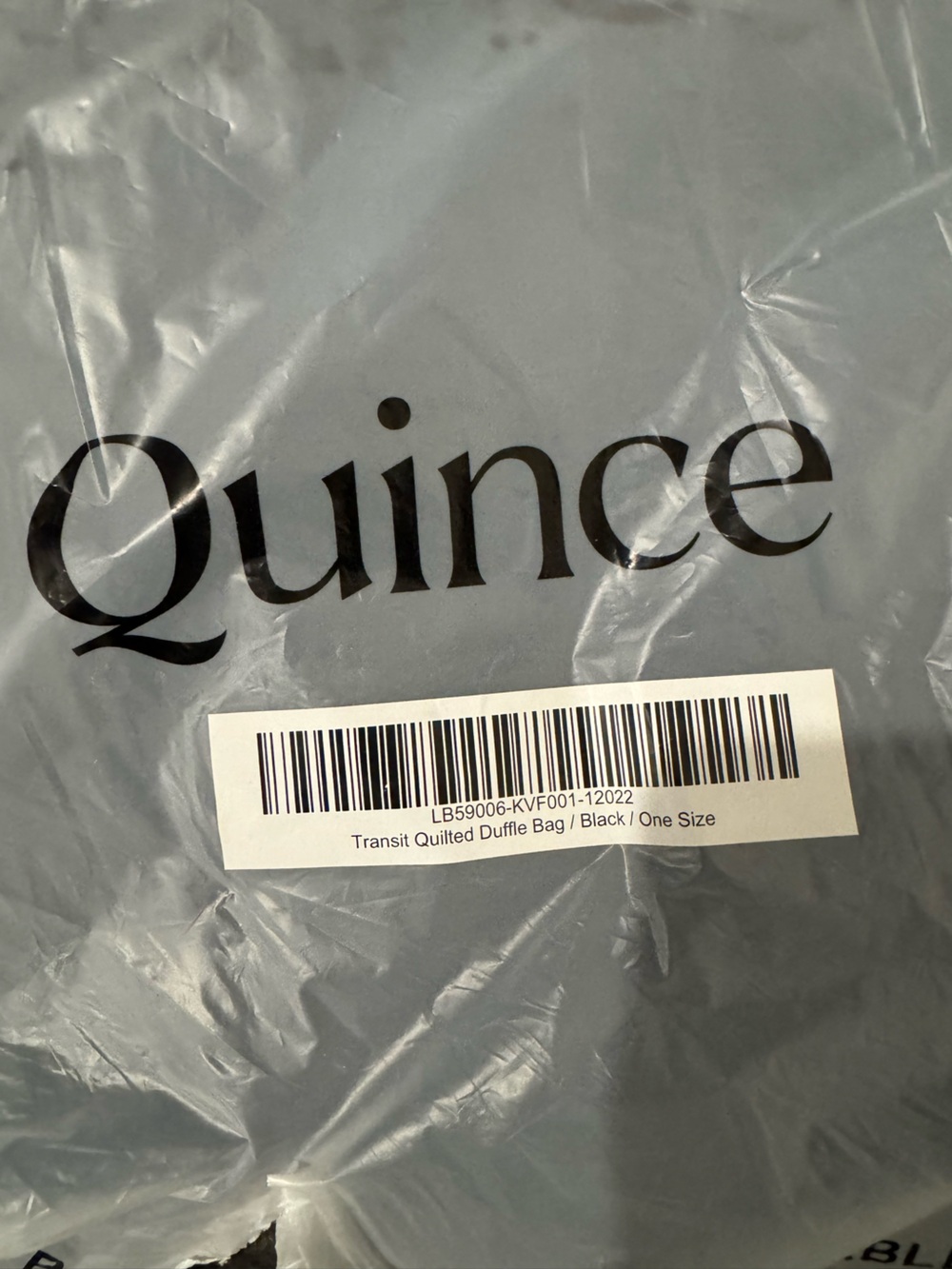 Quince Transit Quilted Duffle Bag - NIB - Picture 6 of 7